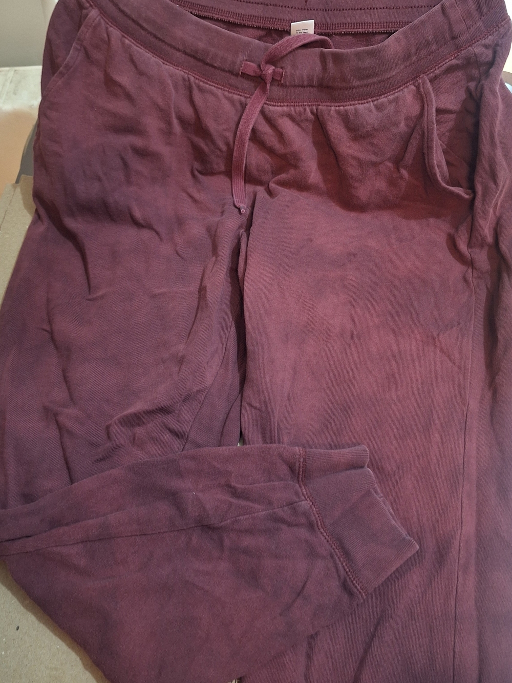 Old Navy  Burgundy Drawstring Joggers